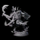 Multi-Armed Sahuagin Warrior Miniature for Dungeons and Dragons, Pathfinder or other TTRPGs