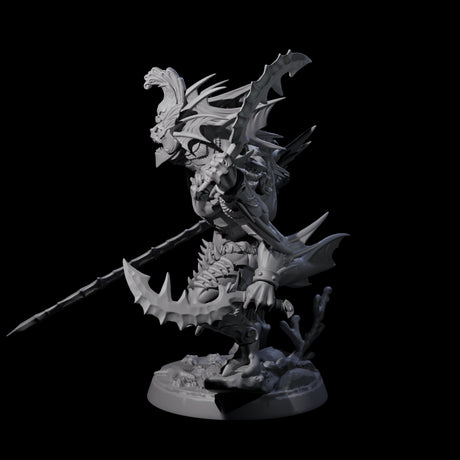 Multi-Armed Sahuagin Warrior Miniature for Dungeons and Dragons, Pathfinder or other TTRPGs