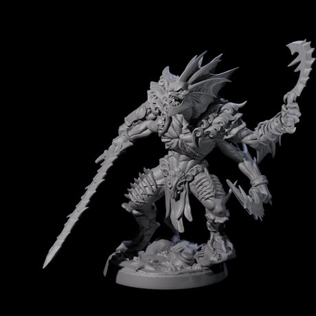 Multi-Armed Sahuagin Warrior Miniature for Dungeons and Dragons, Pathfinder or other TTRPGs