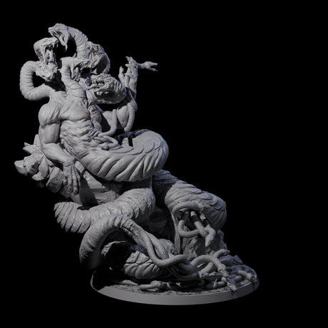 Multi-Headed Ouroboros Avatar Miniature for Dungeons and Dragons, Pathfinder or other TTRPGs