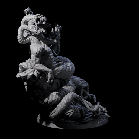 Multi-Headed Ouroboros Avatar Miniature for Dungeons and Dragons, Pathfinder or other TTRPGs
