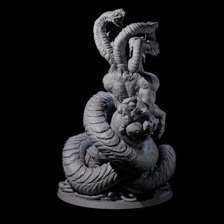 Multi-Headed Ouroboros Avatar Miniature for Dungeons and Dragons, Pathfinder or other TTRPGs