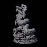 Multi-Headed Ouroboros Avatar Miniature for Dungeons and Dragons, Pathfinder or other TTRPGs