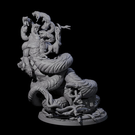 Multi-Headed Ouroboros Avatar Miniature for Dungeons and Dragons, Pathfinder or other TTRPGs