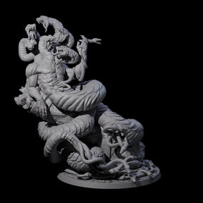 Multi-Headed Ouroboros Avatar Miniature for Dungeons and Dragons, Pathfinder or other TTRPGs