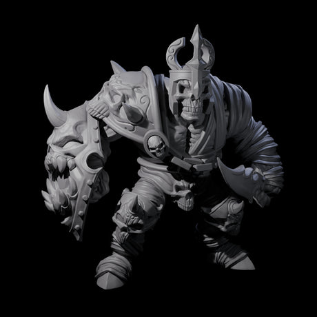 Mummified Ogre King Miniature for Dungeons and Dragons, Pathfinder or other TTRPGs