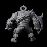Mummified Ogre King Miniature for Dungeons and Dragons, Pathfinder or other TTRPGs