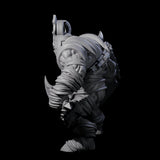 Mummified Ogre King Miniature for Dungeons and Dragons, Pathfinder or other TTRPGs