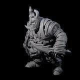 Mummified Ogre King Miniature for Dungeons and Dragons, Pathfinder or other TTRPGs