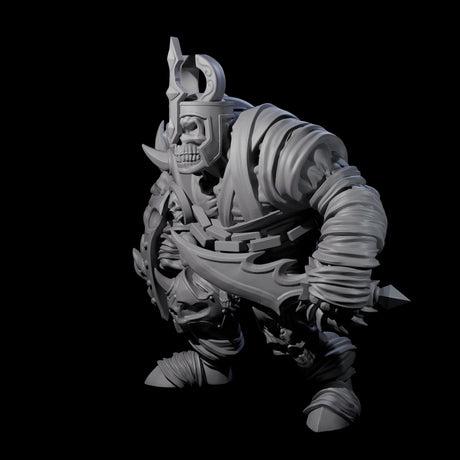 Mummified Ogre King Miniature for Dungeons and Dragons, Pathfinder or other TTRPGs
