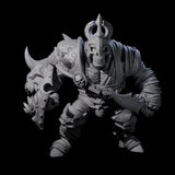 Mummified Ogre King Miniature for Dungeons and Dragons, Pathfinder or other TTRPGs