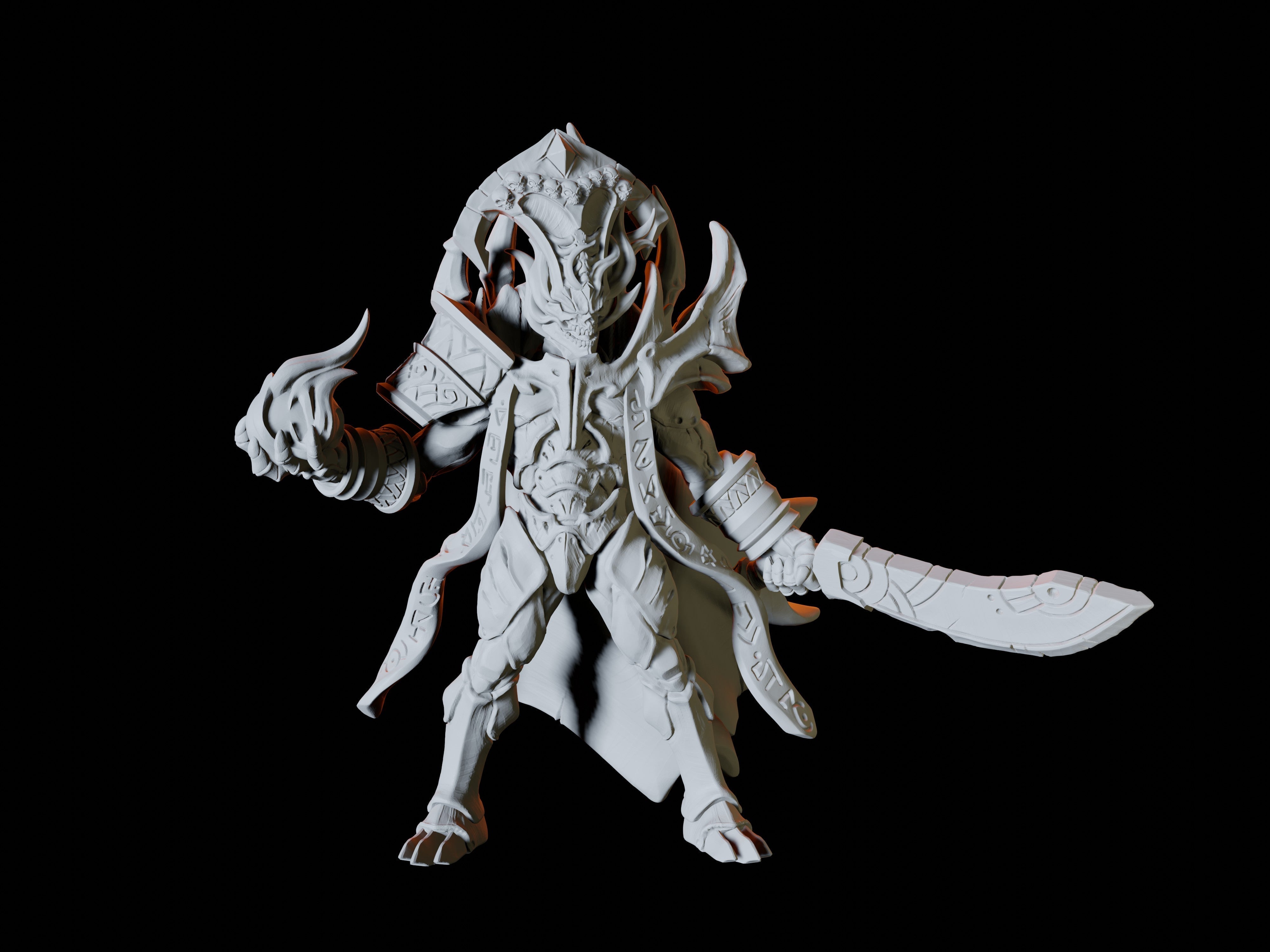 Mummy Lord Miniature for Dungeons and Dragons - Myth Forged