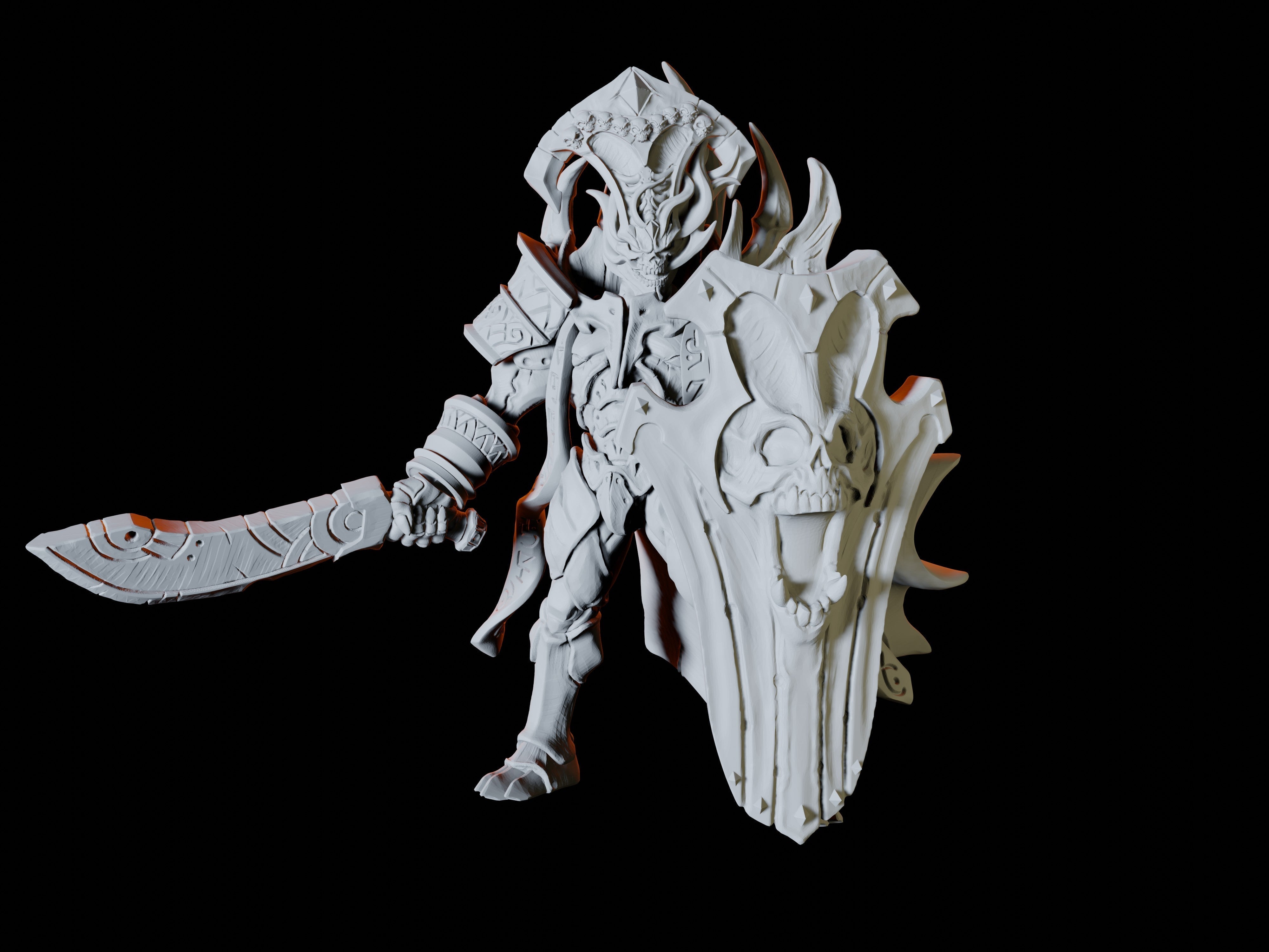 Mummy Lord Miniature for Dungeons and Dragons - Myth Forged