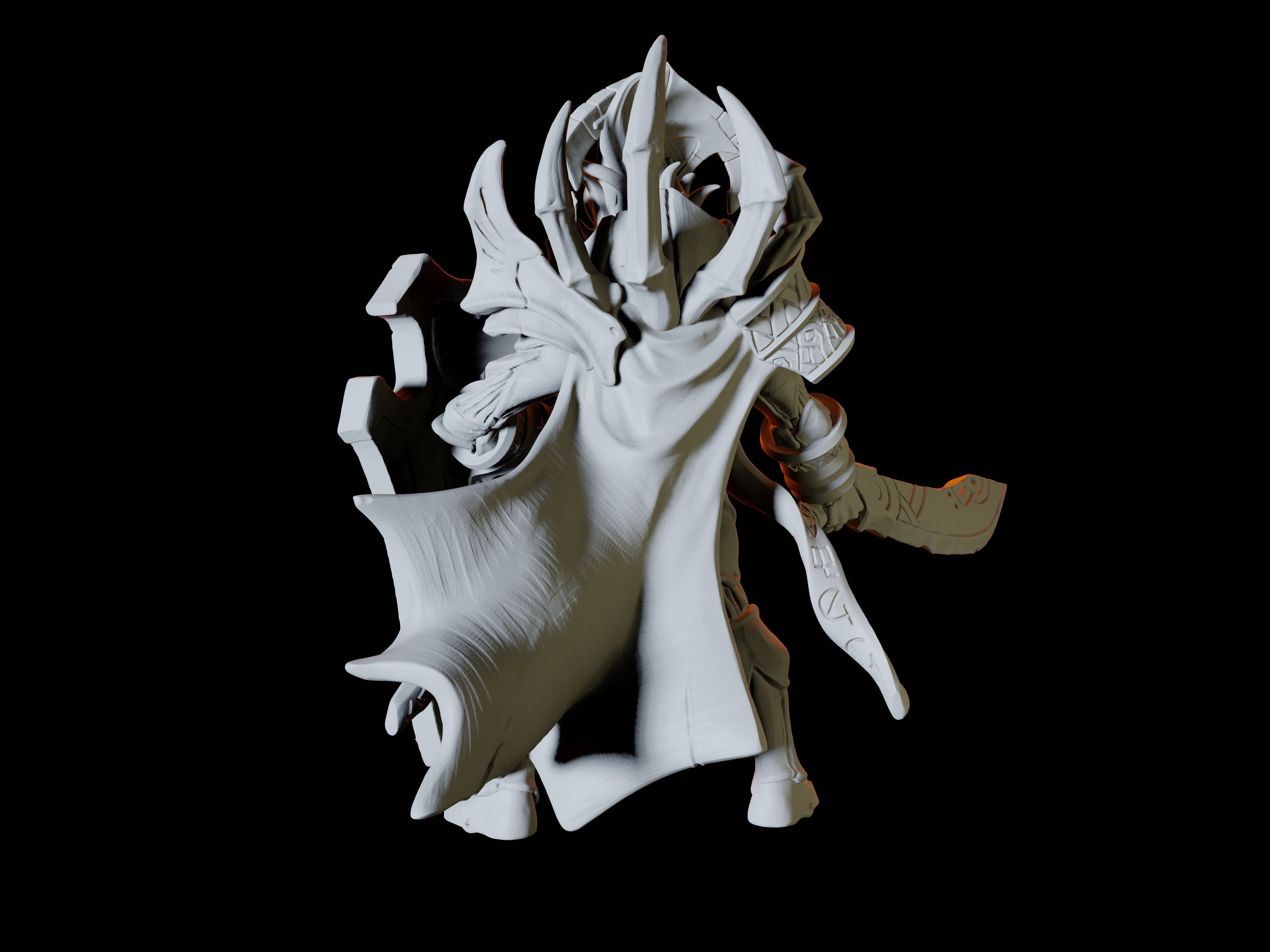 Mummy Lord Miniature for Dungeons and Dragons - Myth Forged