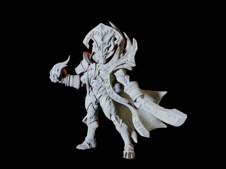 Mummy Lord Miniature for Dungeons and Dragons, Pathfinder or other TTRPGs