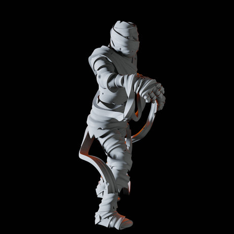Mummy Miniature for Dungeons and Dragons, Pathfinder or other TTRPGs
