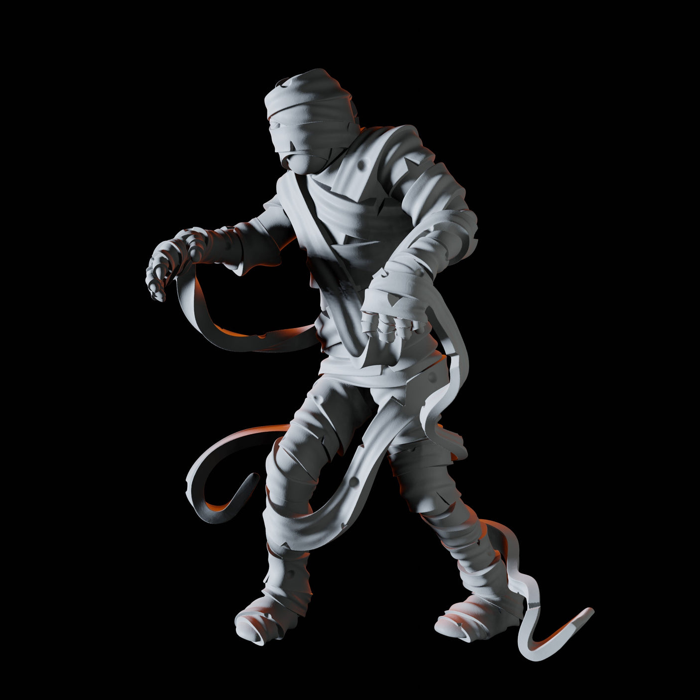 Mummy Miniature for Dungeons and Dragons, Pathfinder or other TTRPGs