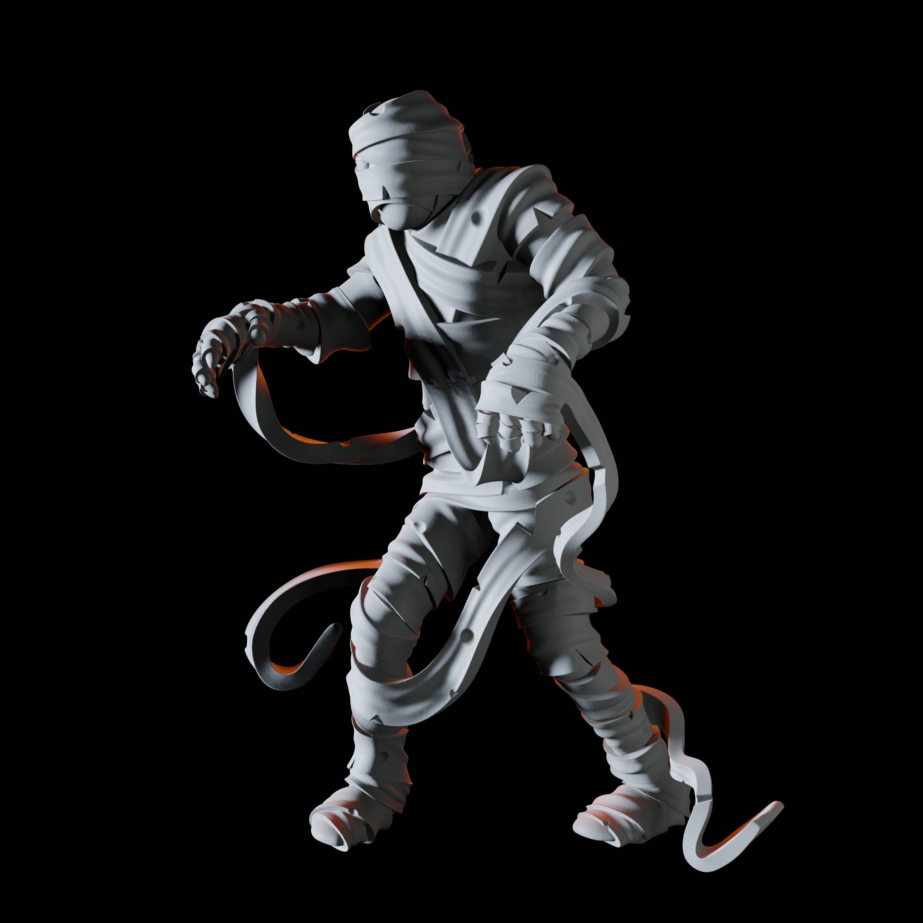 Mummy Miniature for Dungeons and Dragons - Myth Forged