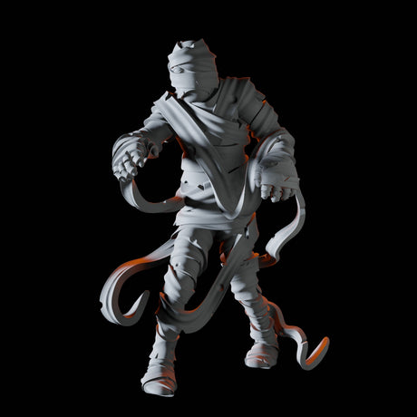 Mummy Miniature for Dungeons and Dragons, Pathfinder or other TTRPGs