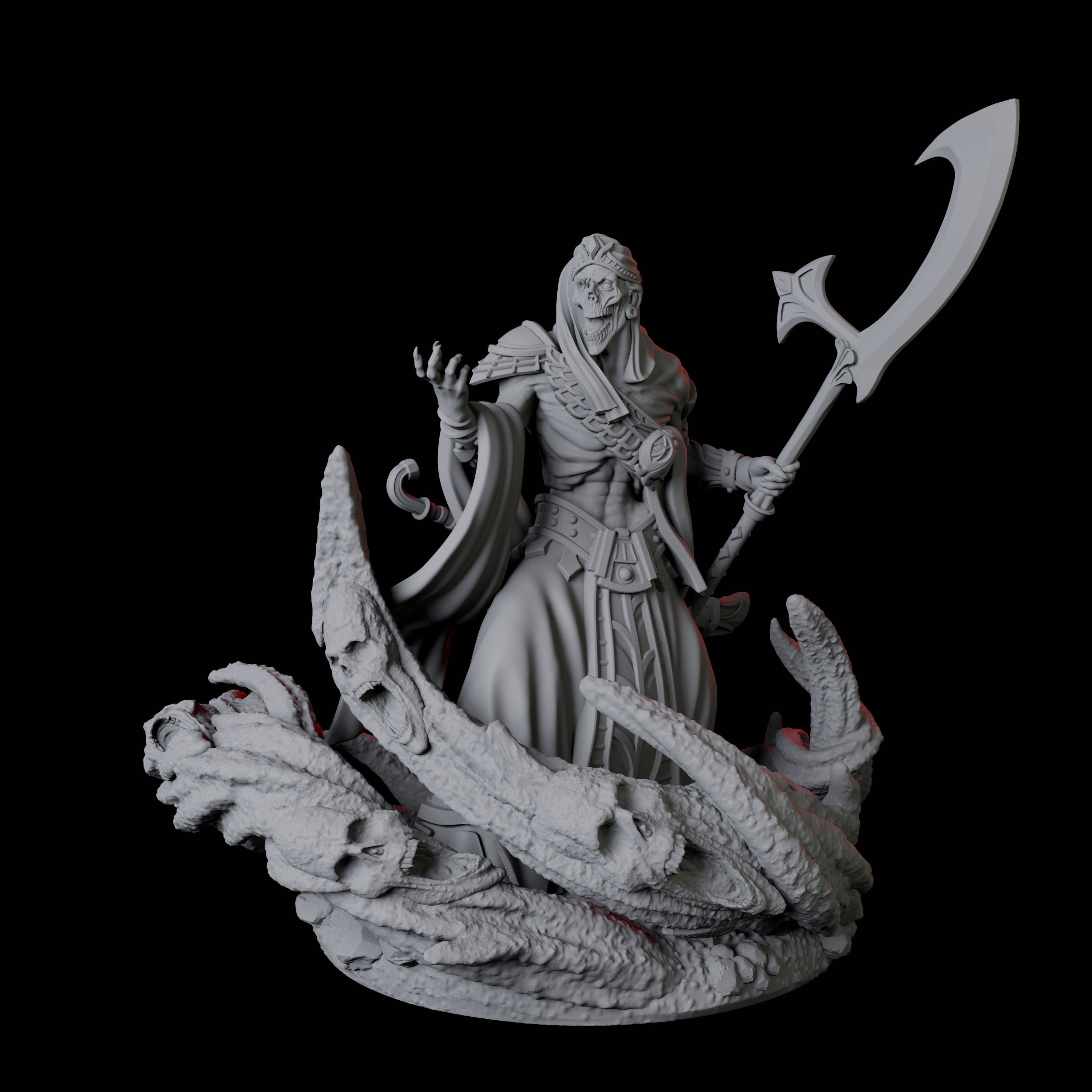 Mummy Sandmancer B Miniature for Dungeons and Dragons, Pathfinder or other TTRPGs