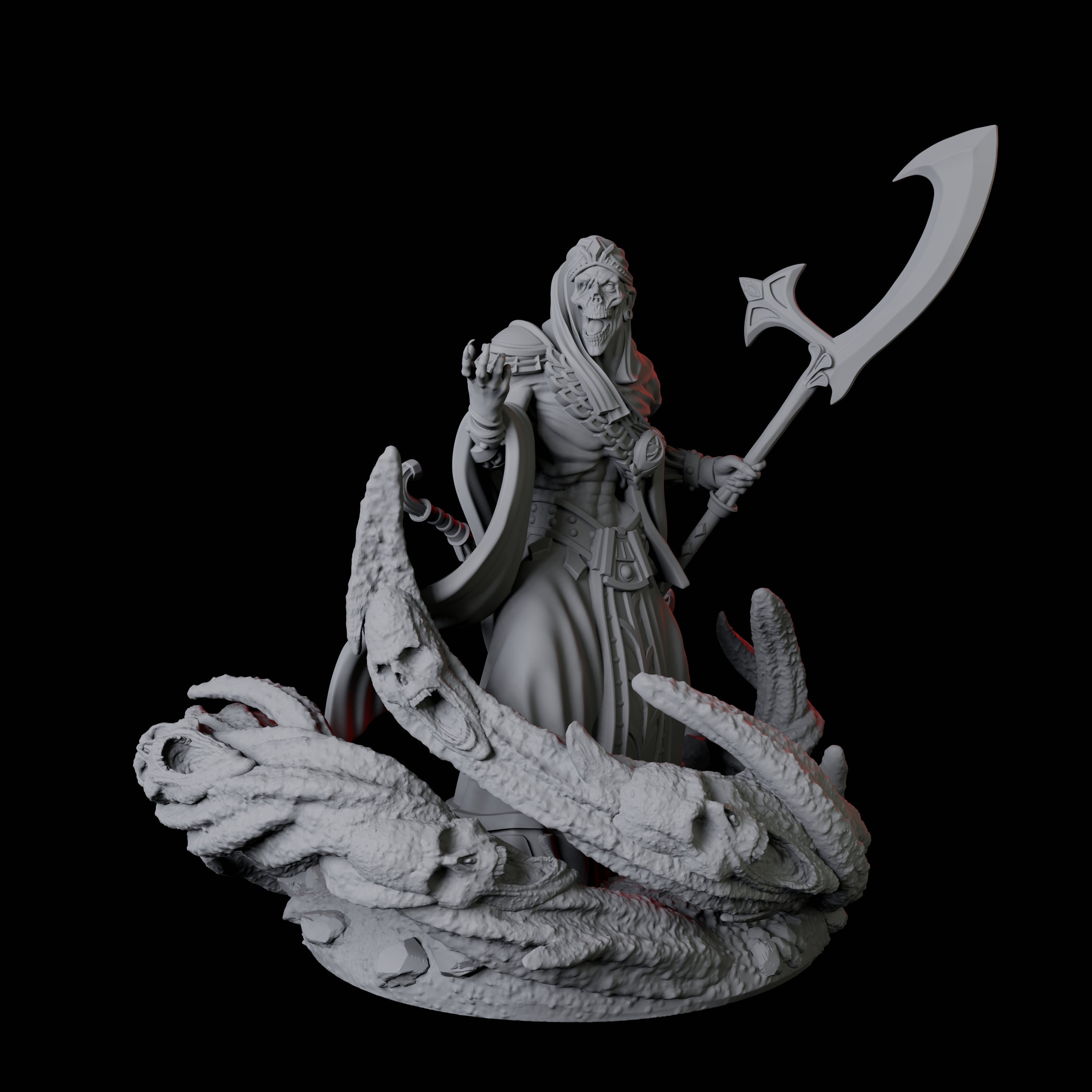 Mummy Sandmancer B Miniature for Dungeons and Dragons, Pathfinder or other TTRPGs