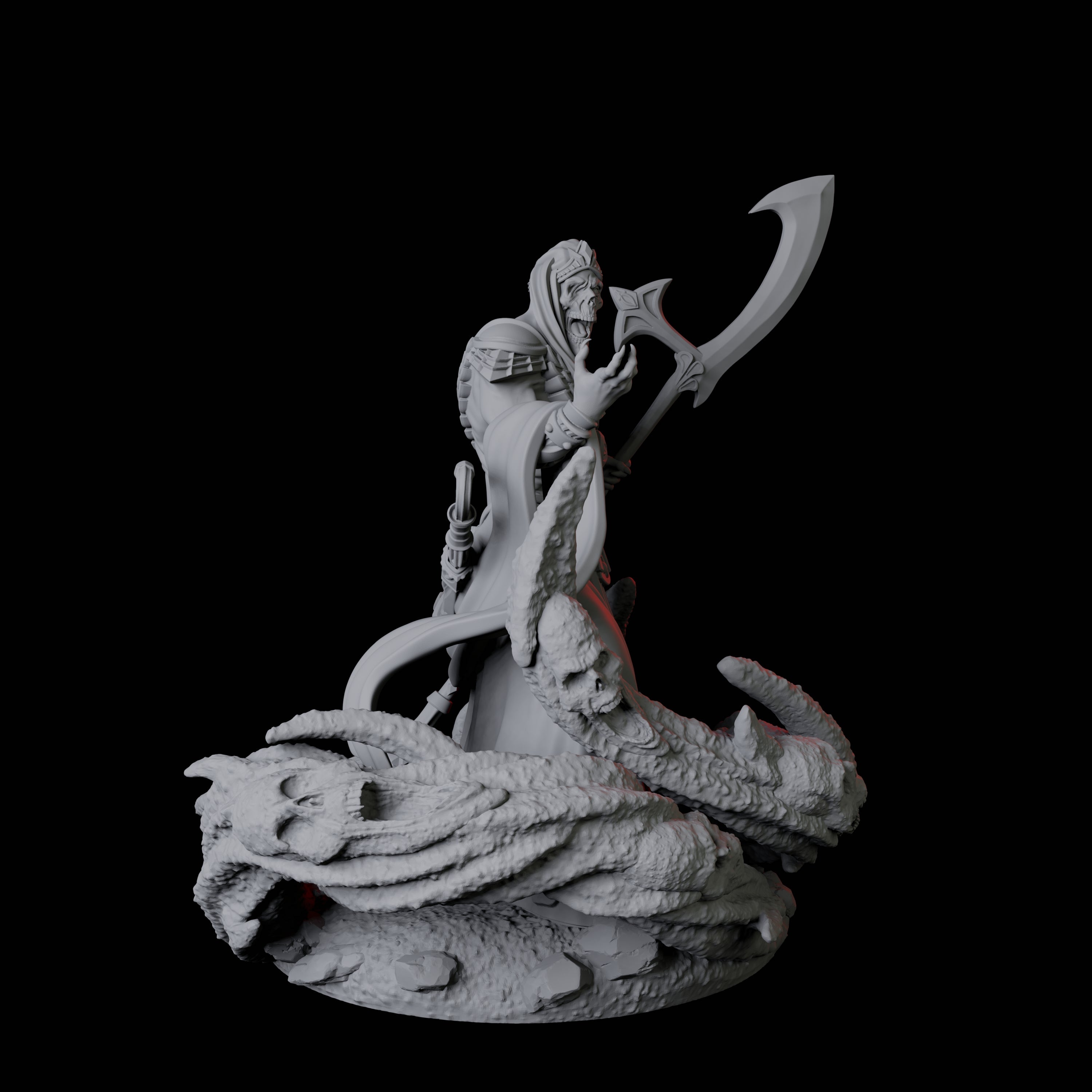 Mummy Sandmancer B Miniature for Dungeons and Dragons, Pathfinder or other TTRPGs