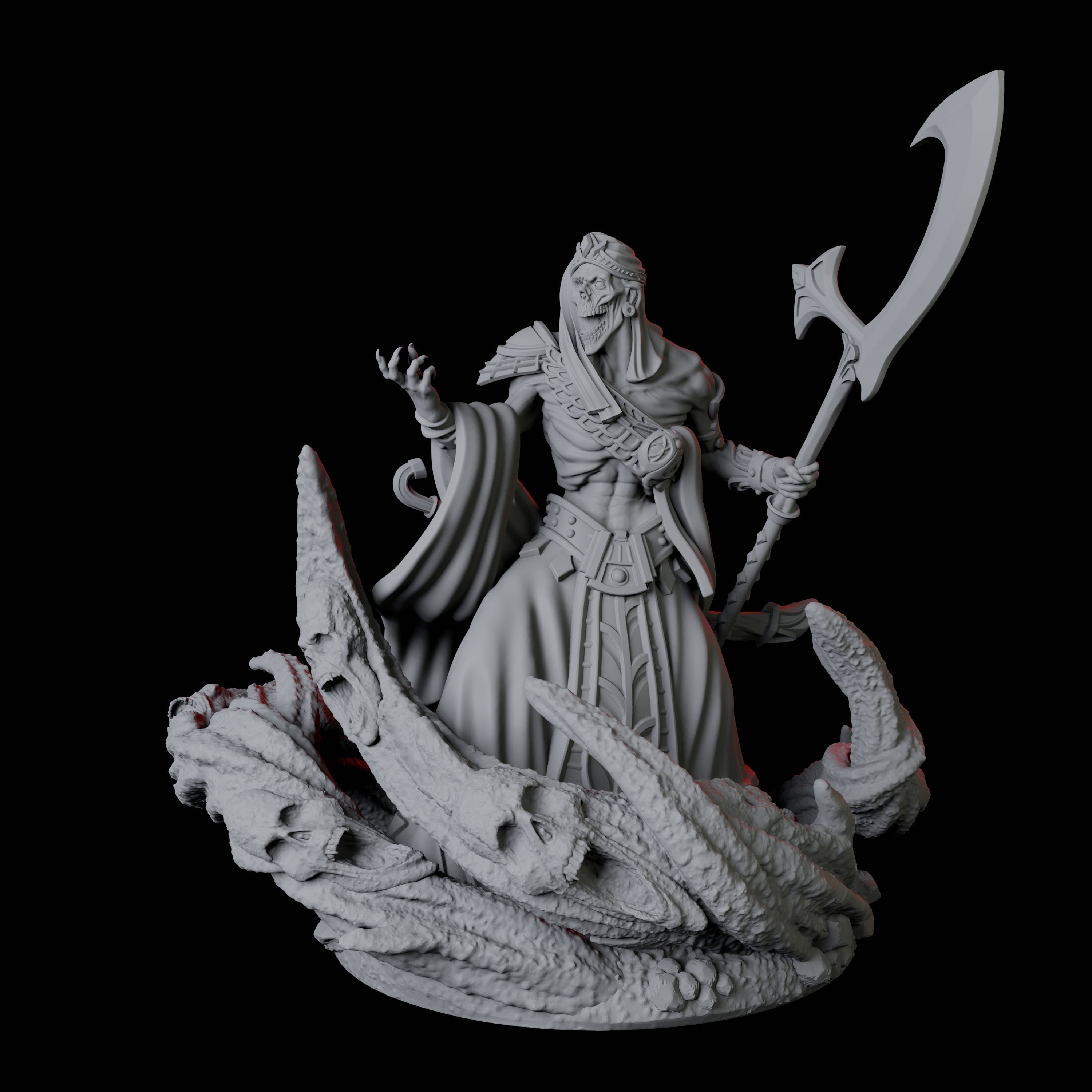 Mummy Sandmancer B Miniature for Dungeons and Dragons, Pathfinder or other TTRPGs