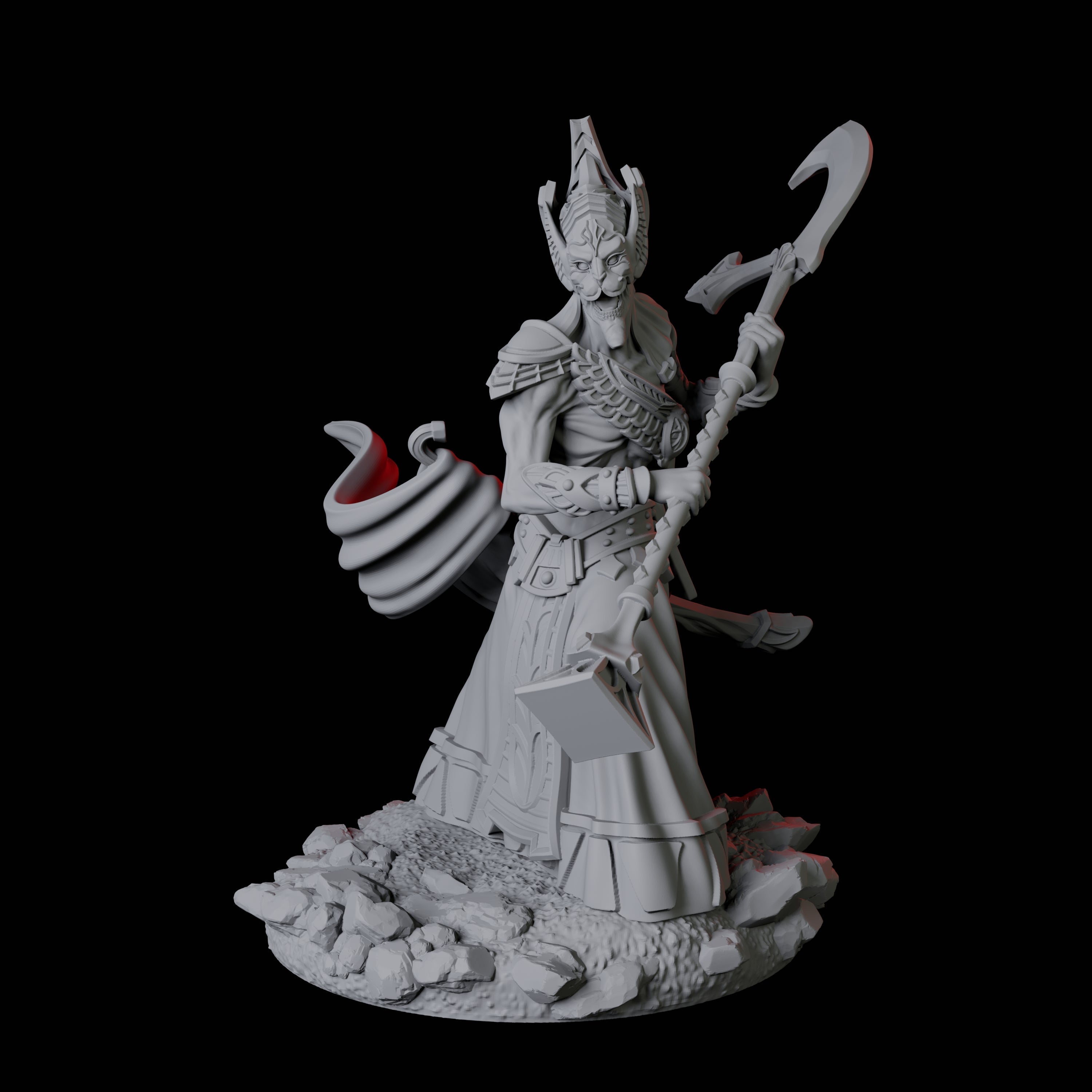 Mummy Sandmancer C Miniature for Dungeons and Dragons, Pathfinder or other TTRPGs