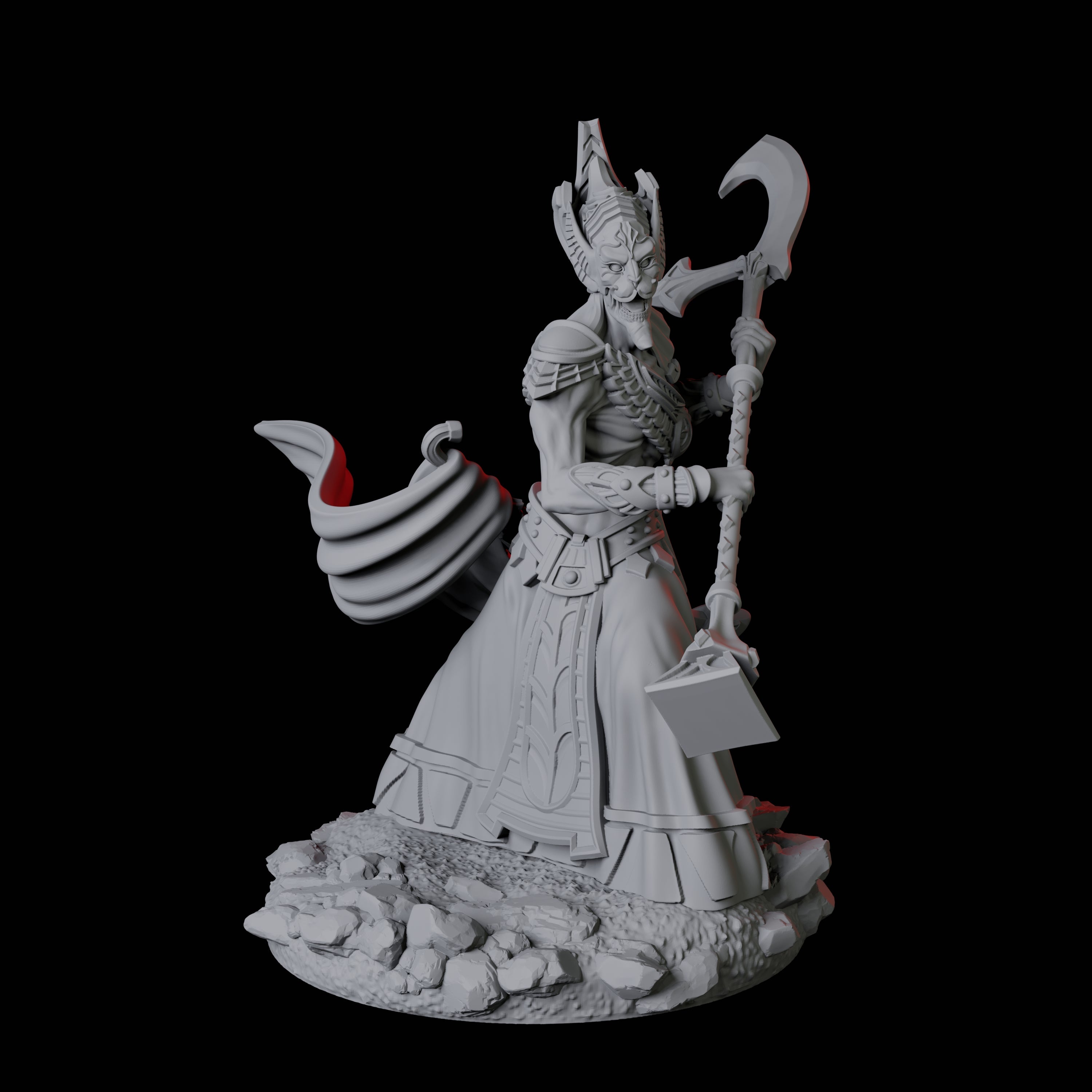 Mummy Sandmancer C Miniature for Dungeons and Dragons, Pathfinder or other TTRPGs