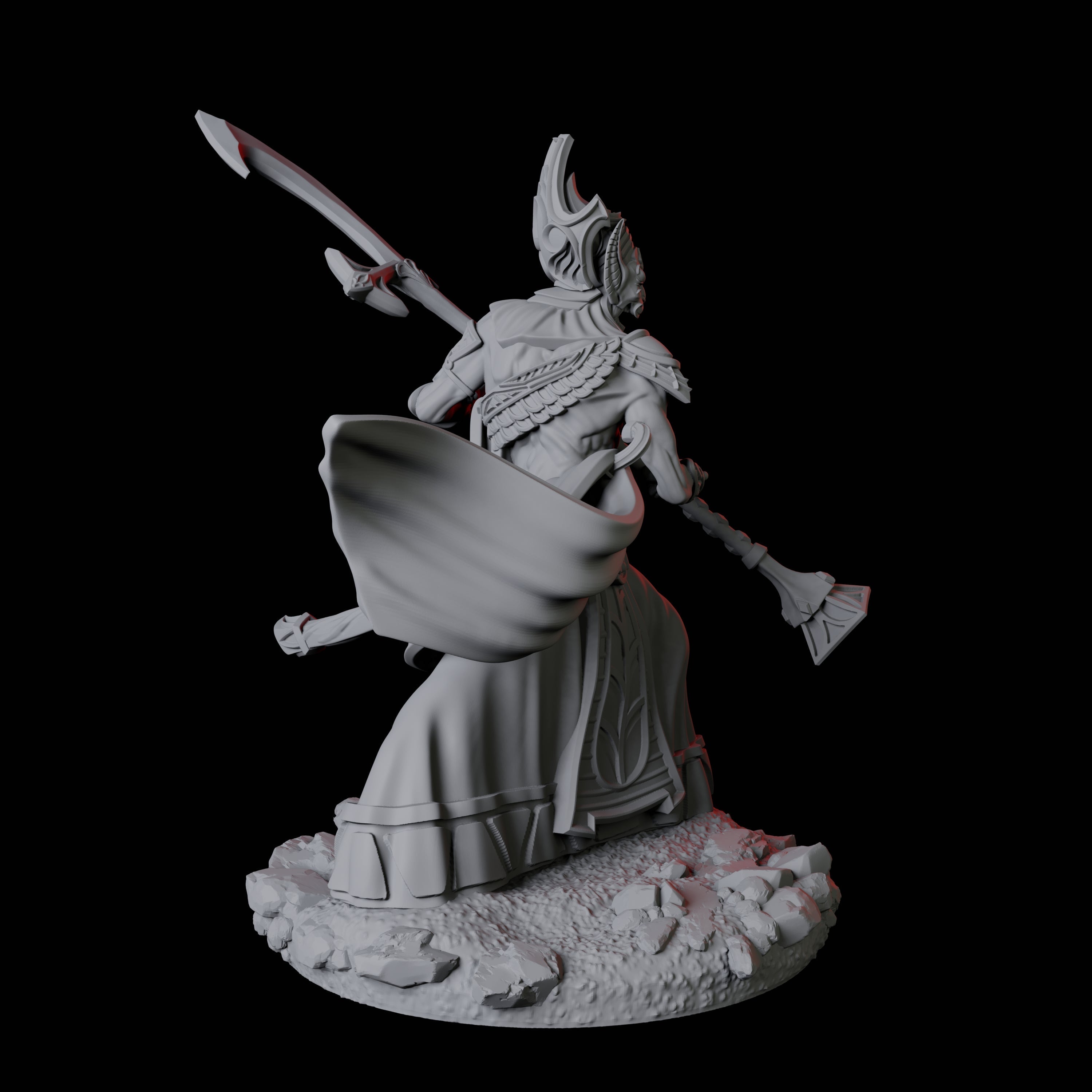 Mummy Sandmancer C Miniature for Dungeons and Dragons, Pathfinder or other TTRPGs