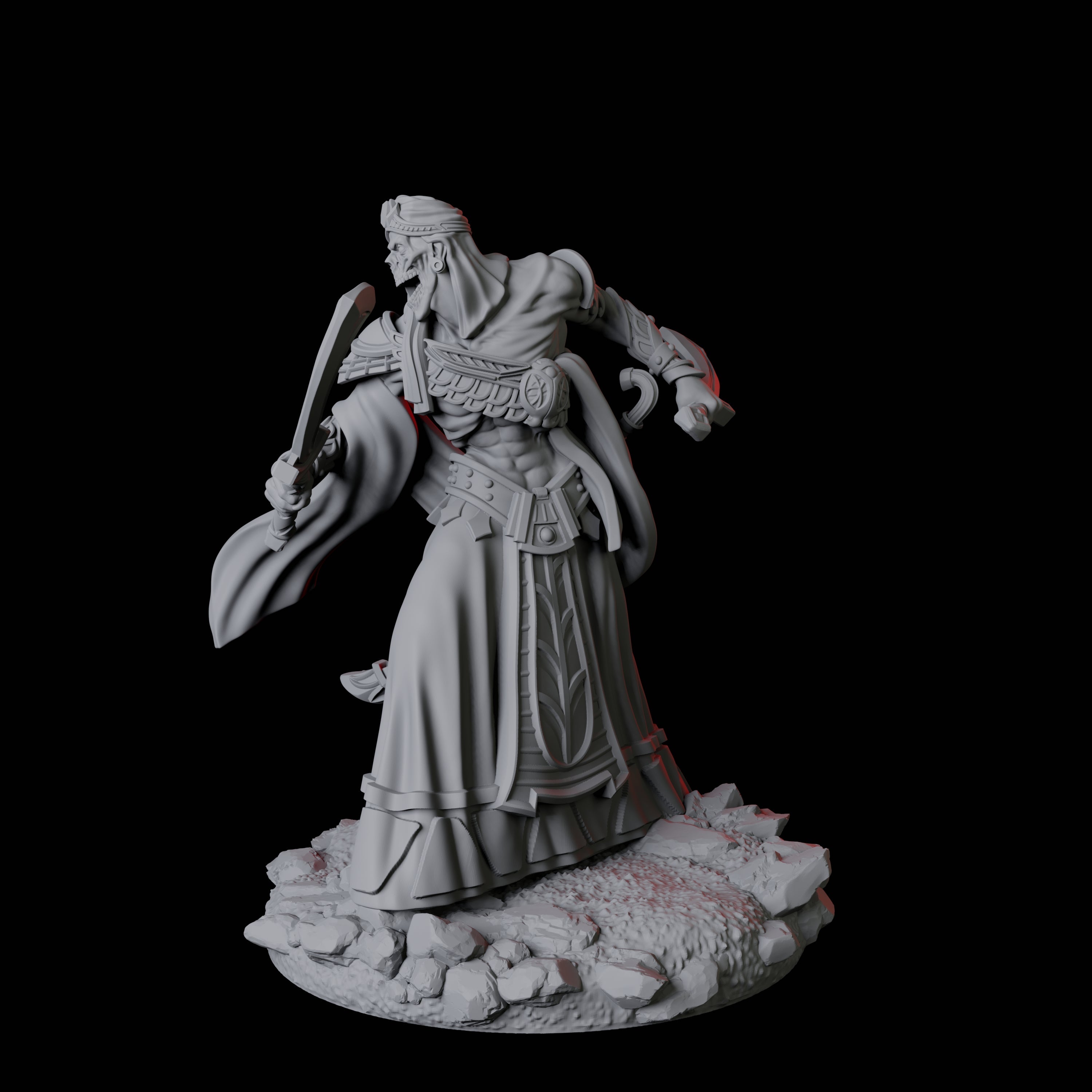 Mummy Sandmancer D Miniature for Dungeons and Dragons, Pathfinder or other TTRPGs