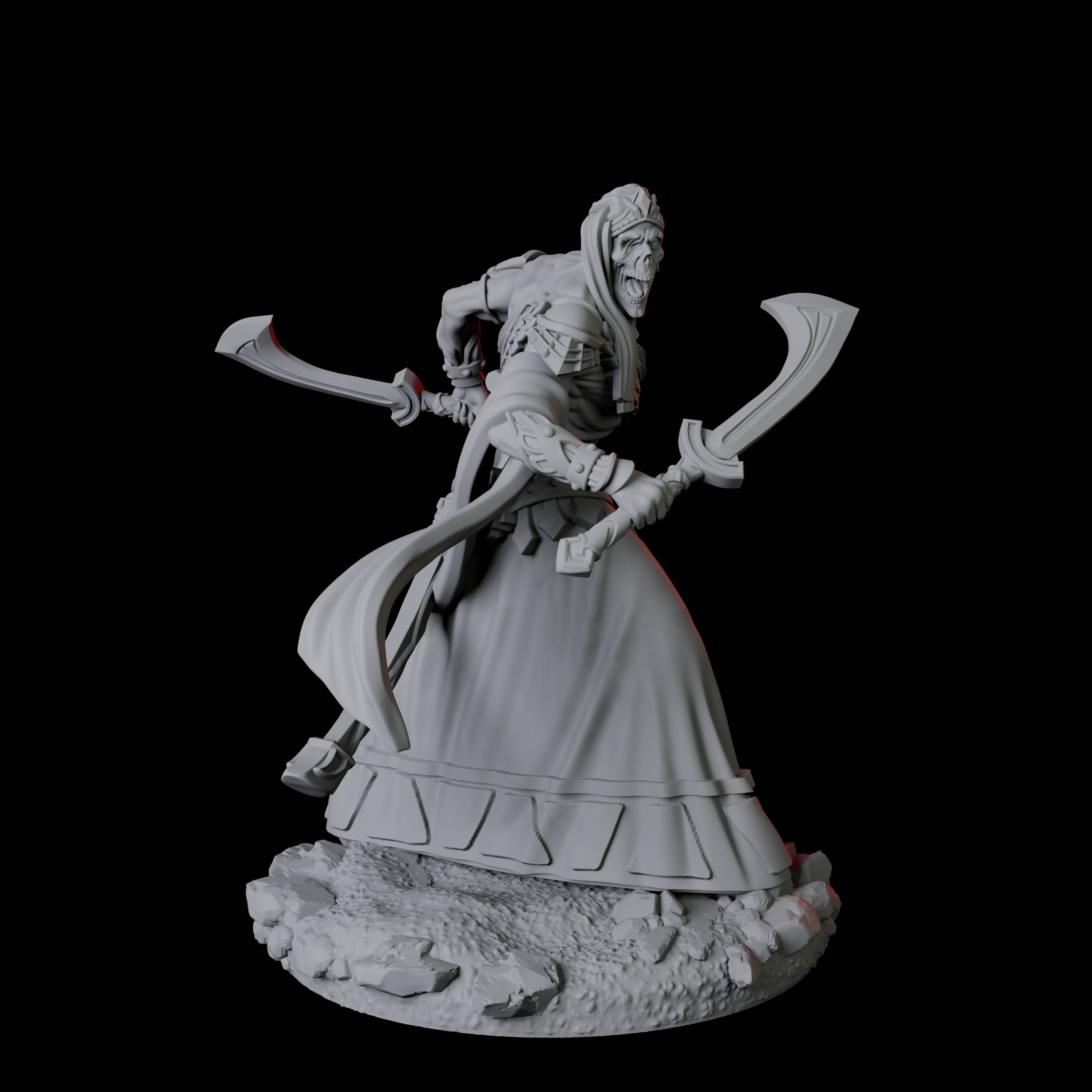 Mummy Sandmancer D Miniature for Dungeons and Dragons, Pathfinder or other TTRPGs