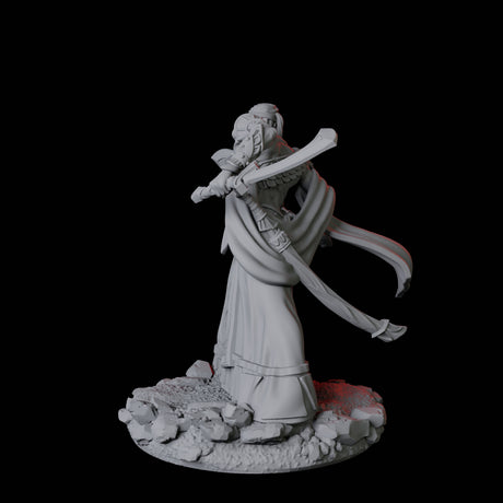 Mummy Sandmancer D Miniature for Dungeons and Dragons, Pathfinder or other TTRPGs