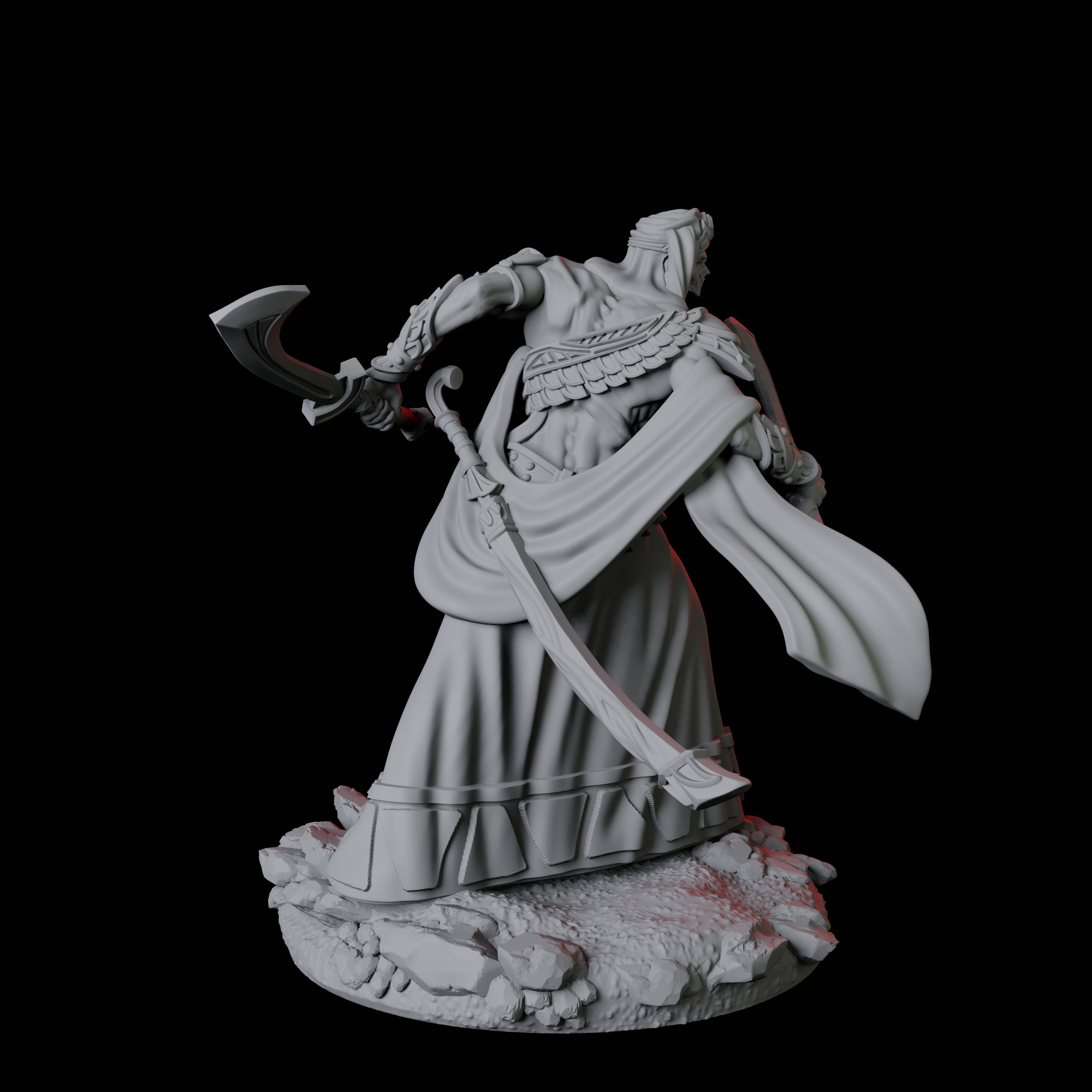 Mummy Sandmancer D Miniature for Dungeons and Dragons, Pathfinder or other TTRPGs