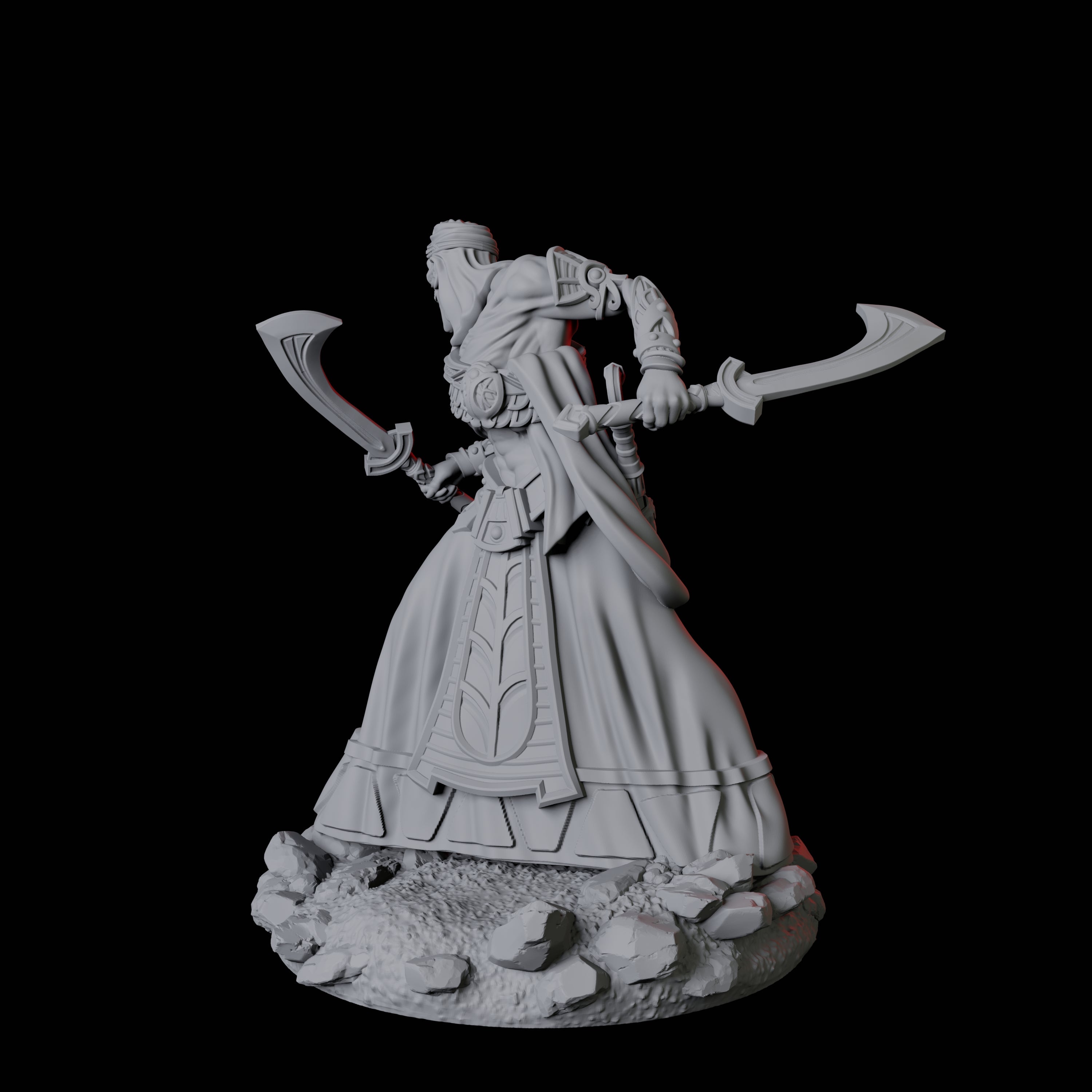 Mummy Sandmancer D Miniature for Dungeons and Dragons, Pathfinder or other TTRPGs