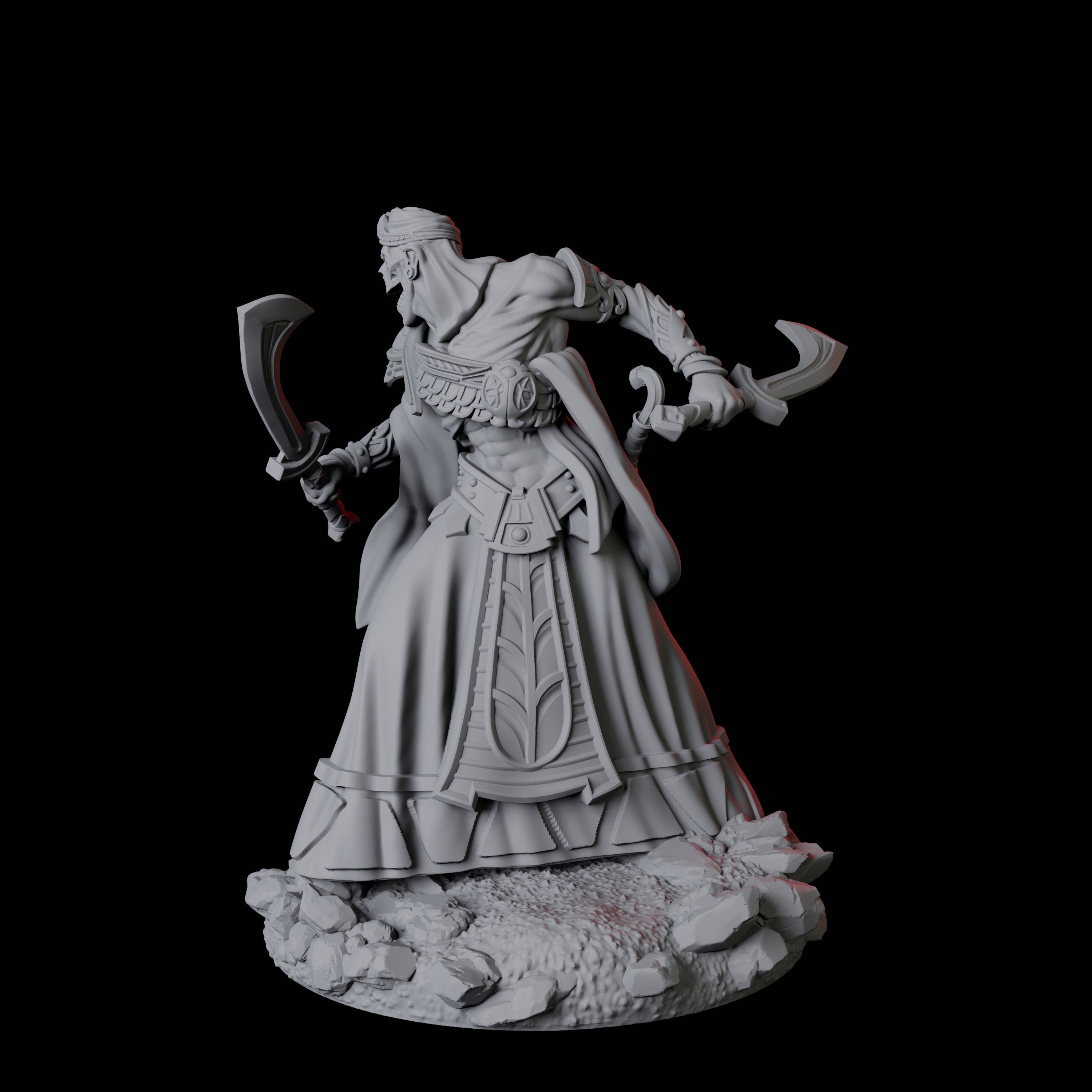 Mummy Sandmancer D Miniature for Dungeons and Dragons, Pathfinder or other TTRPGs