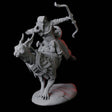 Mummy Skeleton riding a large sphinx A Miniature for Dungeons and Dragons, Pathfinder or other TTRPGs