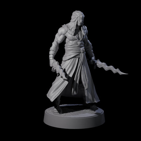 Muscled Death Cultist A Miniature for Dungeons and Dragons, Pathfinder or other TTRPGs