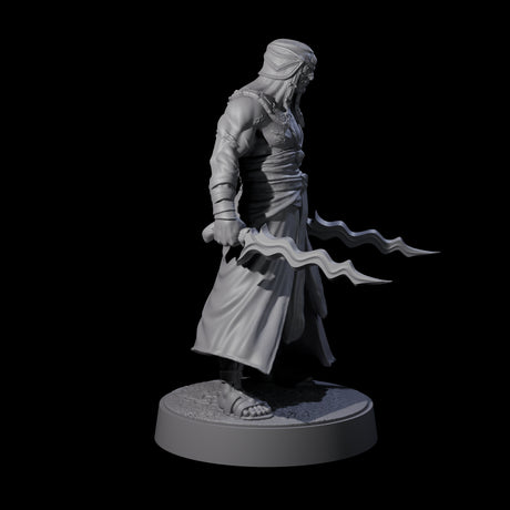 Muscled Death Cultist A Miniature for Dungeons and Dragons, Pathfinder or other TTRPGs