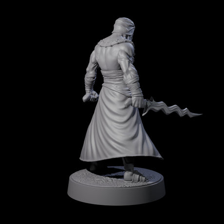 Muscled Death Cultist A Miniature for Dungeons and Dragons, Pathfinder or other TTRPGs