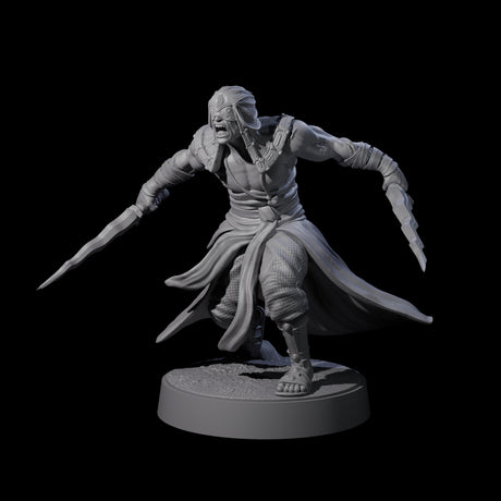 Muscled Death Cultist B Miniature for Dungeons and Dragons, Pathfinder or other TTRPGs