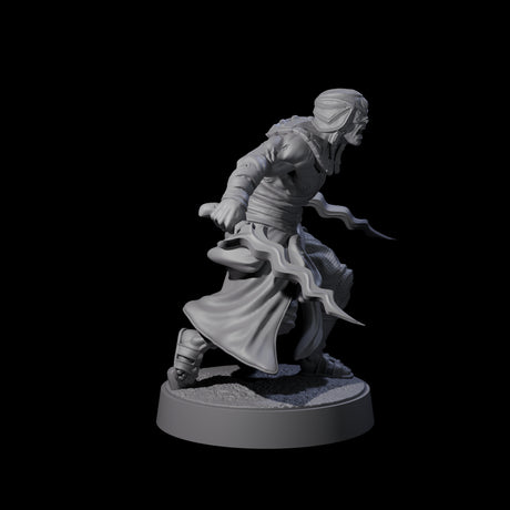 Muscled Death Cultist B Miniature for Dungeons and Dragons, Pathfinder or other TTRPGs