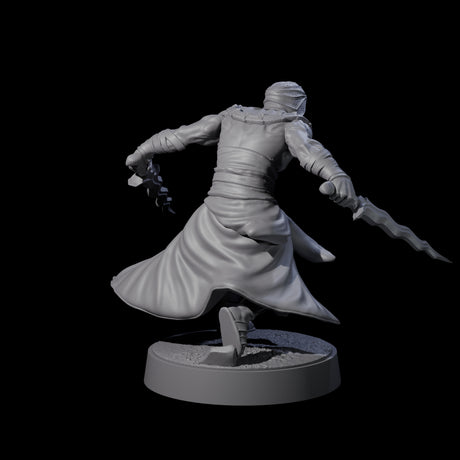 Muscled Death Cultist B Miniature for Dungeons and Dragons, Pathfinder or other TTRPGs