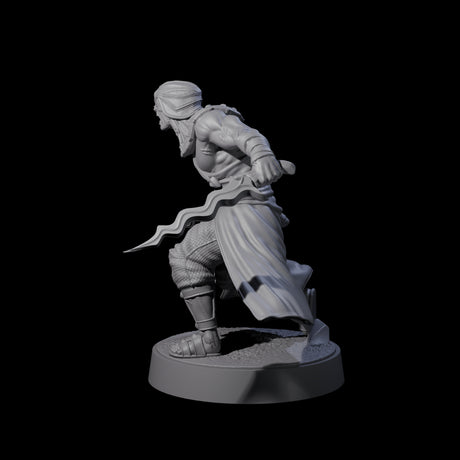 Muscled Death Cultist B Miniature for Dungeons and Dragons, Pathfinder or other TTRPGs