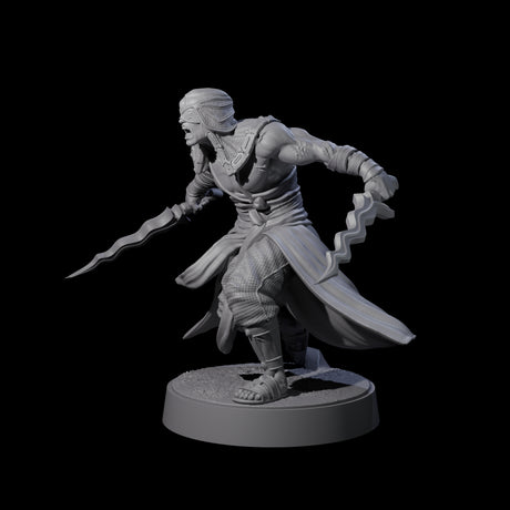 Muscled Death Cultist B Miniature for Dungeons and Dragons, Pathfinder or other TTRPGs