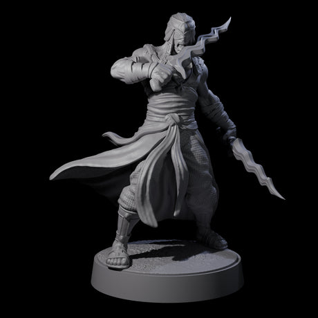 Muscled Death Cultist C Miniature for Dungeons and Dragons, Pathfinder or other TTRPGs