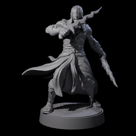 Muscled Death Cultist C Miniature for Dungeons and Dragons, Pathfinder or other TTRPGs