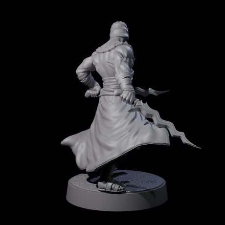 Muscled Death Cultist D Miniature for Dungeons and Dragons, Pathfinder or other TTRPGs
