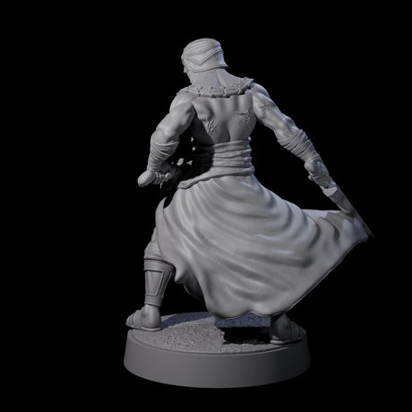 Muscled Death Cultist D Miniature for Dungeons and Dragons, Pathfinder or other TTRPGs