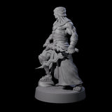 Muscled Death Cultist E Miniature for Dungeons and Dragons, Pathfinder or other TTRPGs